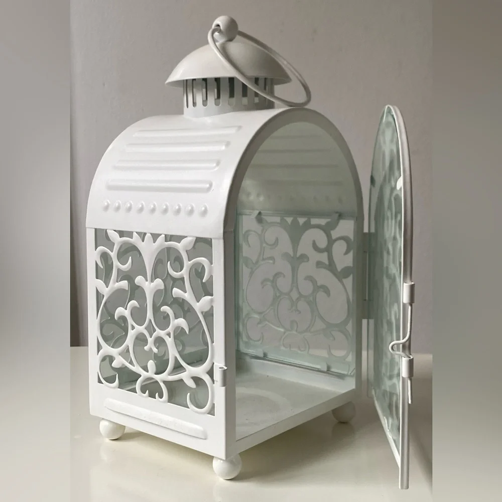 IKEA Elegant White Decorative Lantern